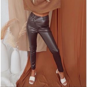 NEW 12th Tribe Vegan Faux Leather Pants